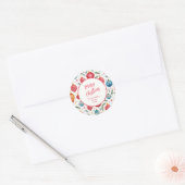 Whimsical Christmas  Ornamenten Sticker (Envelop)