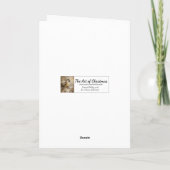 Whimsical Christmas Raccoon Feestdagen Kaart (Achterkant)