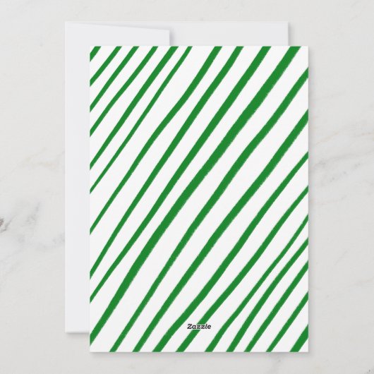 Whimsical Christmas Schattige Custom Arch FOTO Feestdagenkaart (Achterkant)