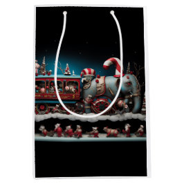 Whimsical Christmas Snoep Train 1 Medium Cadeauzakje