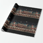 Whimsical Christmas Snoep Train 2 Cadeaupapier<br><div class="desc">In dit collectie wilde ik mijn fantasierijke en surrealistische kijk op het kerstfeest verkennen. Ik hoop dat je het leuk vindt. Let op: Als u wilt dat een van mijn design toegepast op een ander product op Zazzle, volg dan mijn WorldArtBoutique bericht, en ik zal dat voor u regelen. Praat...</div>