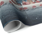 Whimsical Christmas Snoep Winkelwagen 3 Cadeaupapier (Rol Hoek)