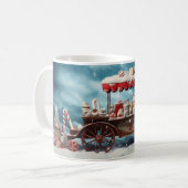 Whimsical Christmas Snoep Winkelwagen 3 Mok (Voorkant links)