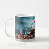 Whimsical Christmas Snoep Winkelwagen 3 Mok (Links)