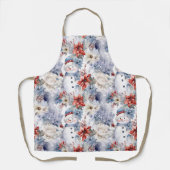 Whimsical Christmas Snowman All Over Print Schort (Voorkant)