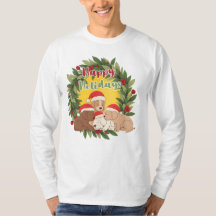 Whimsical Christmas Sweater | Puppies