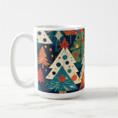 Whimsical Christmas Tree Koffiemok (Links)