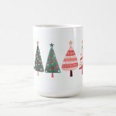 Whimsical Christmas Trees Mug Koffiemok (Center)