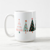 Whimsical Christmas Trees Mug Koffiemok (Links)