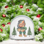 Whimsical Christmas Troll Funny Nordic Scandinavia Sneeuwbol (Kerstmis)