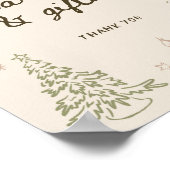 Whimsical Christmas Vrijgezellenfeest Kaarten en g Poster (Hoek)