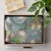 Whimsical Christmas Waterverf Foxes Decoupage Tissuepapier (Geschenk)