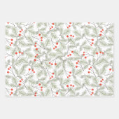 Whimsical Christmas Winter Wonderland Set Inpakpapier Vel (Voorkant 2)