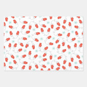 Whimsical Christmas Winter Wonderland Set Inpakpapier Vel (Voorkant)