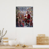 Whimsical Christmas Wonderland Poster (Keuken)