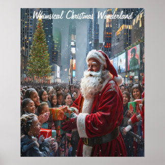 Whimsical Christmas Wonderland Poster