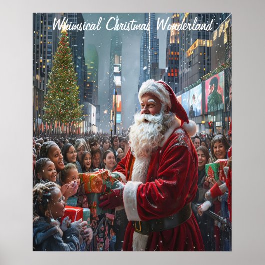 Whimsical Christmas Wonderland Poster (Voorkant)