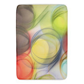 Whimsical Circles Badmat – Speels & pluche (Voorkant Verticaal)