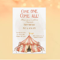 Whimsical Circus eerste verjaardag