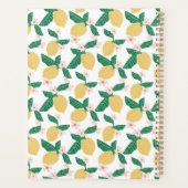 Whimsical Citroen Bloem Motief Persoonlijk Planner (Achterkant)