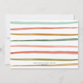 Whimsical Classic Merry kerstfoto Holiday Feestdagenkaart (Achterkant)