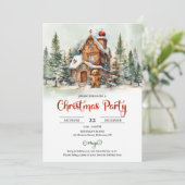 Whimsical Classic ontbijtkoek decoratie party Kaart (Staand voorkant)