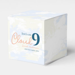 Whimsical Cloud 9 Pastel Chic Bruiloftsborrel Bedankdoosjes