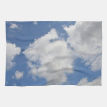 Whimsical Cloud Kitchen Towel