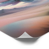 Whimsical Cloudscape - etherische landschapskunst Poster (Hoek)