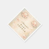 Whimsical Coastal Pearl Baby Shower Servet (Hoek)