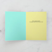 Whimsical Cockatiel Vibrant Spring Flower Collage Kaart (Binnen)