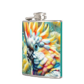 Whimsical Cockatoo Bird Yellow Poppies Floral Heupfles (Links)