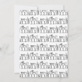 Whimsical Cocktail Drink op maat verjaardagsfeestj Kaart (Achterkant)