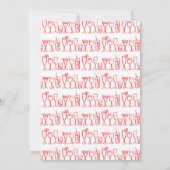 Whimsical Cocktail Drink op maat verjaardagsfeestj Kaart (Achterkant)