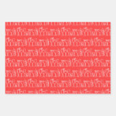 Whimsical Cocktail Drink wijnfeest kleurrijk cadea Inpakpapier Vel (Voorkant 2)