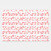 Whimsical Cocktail Drink wijnfeest kleurrijk cadea Inpakpapier Vel (Voorkant 2)