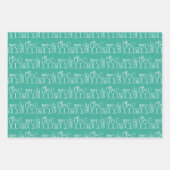 Whimsical Cocktail Drink wijnfeest kleurrijk cadea Inpakpapier Vel (Voorkant)