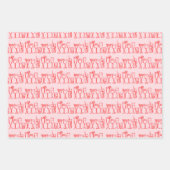 Whimsical Cocktail Drink wijnfeest kleurrijk cadea Inpakpapier Vel (Voorkant 2)