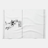 Whimsical Cocktail Queen voor Glam Entertainment Theedoek (Horizontaal)