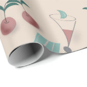 Whimsical cocktail wrapping paper cadeaupapier (Rol Hoek)