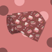 Whimsical Cocoa Mok Patroon Vakantie Stropdas