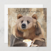 Whimsical Coffee Drink Beer | Laten we een inhaals Kaart (Voorkant / Achterkant)