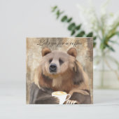 Whimsical Coffee Drink Beer | Laten we een inhaals Kaart (Staand voorkant)