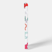 Whimsical Colorful Cat iPhone Case (Achterkant / Links)