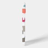 Whimsical Colorful Cat iPhone Case (Achterkant / Rechts)