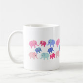 Whimsical Colorful Elephants Coffee Mug Koffiemok (Links)