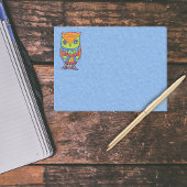 Whimsical Colorful Fantasy Owl Post-it® Notes