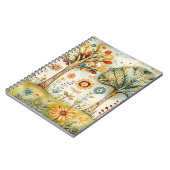 Whimsical Colorful Hippie Boho Trees | Notitieboek (Linkerzijde)