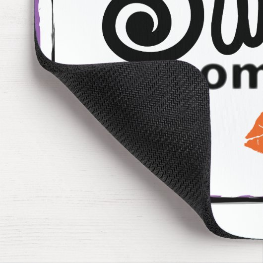 Whimsical Colorful KISSES-illustratie Muismat (Hoek)