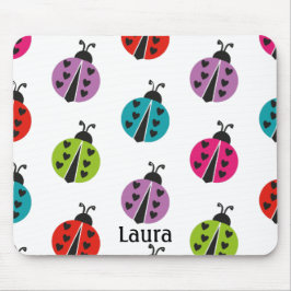 Whimsical Colorful Ladybug Persoonlijk Muismat
